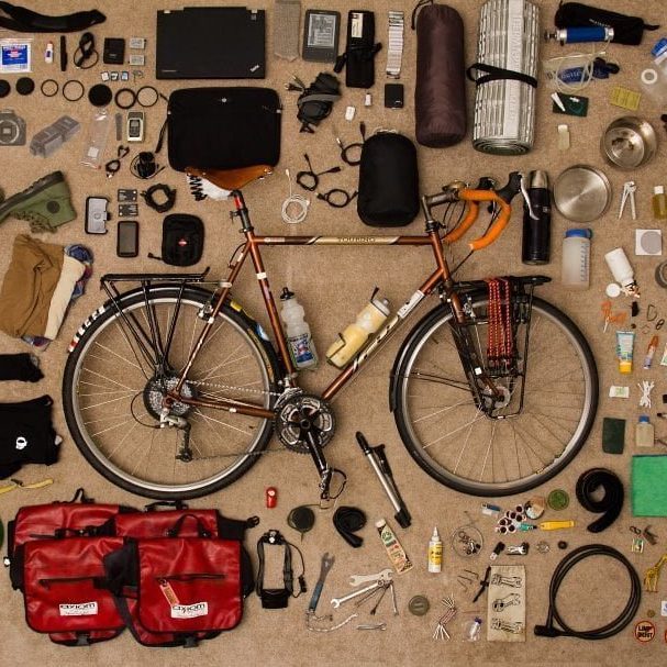 Personalizador de cicloturismo: listado de material imprescindible 