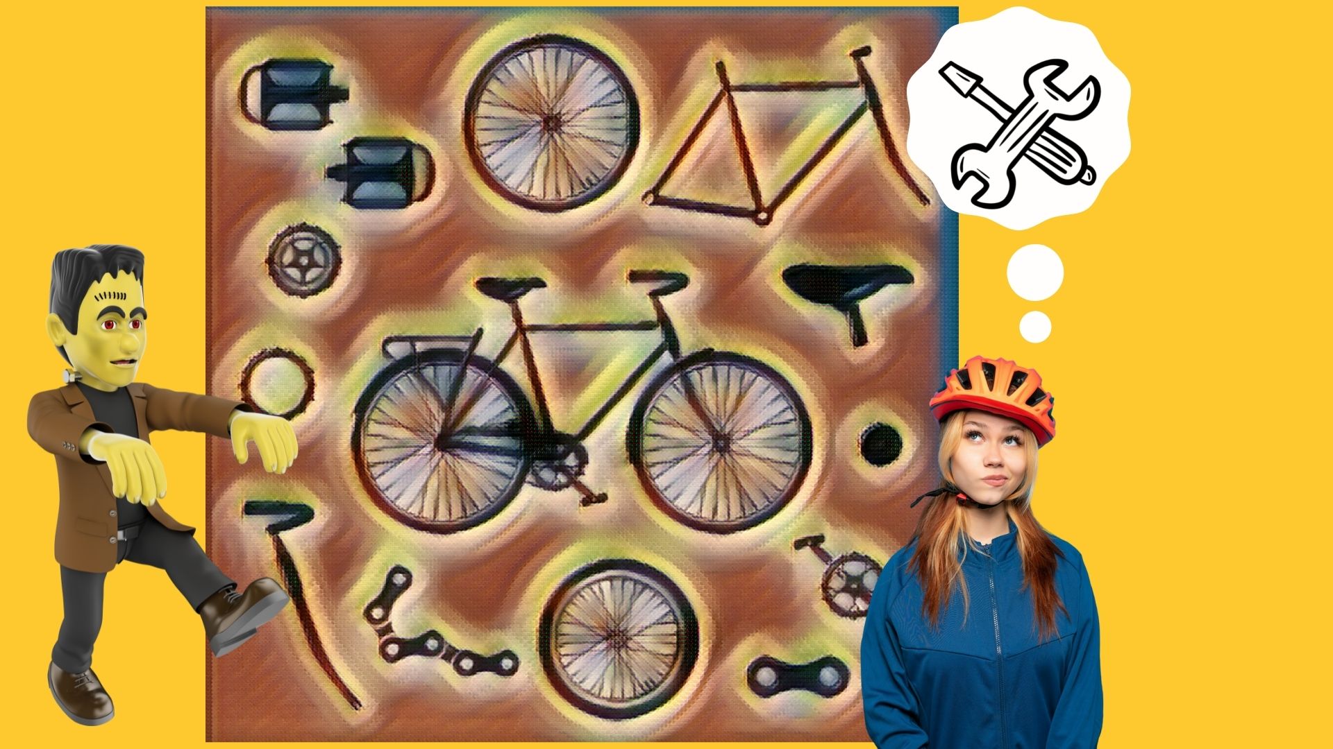 montar bicicleta por piezas